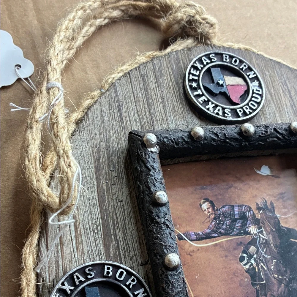Texas Proud Rustic Rope Picture Frame - Picture 6 of 8